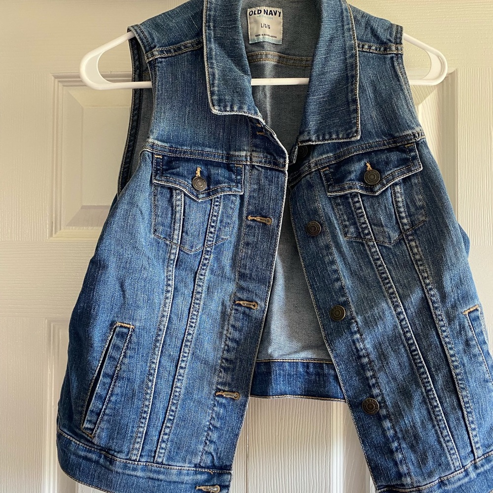 Blue Denim Jean Vest